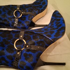 Zanotti Calf Hair PONY BOOT LIKE NEW Women's Shoes